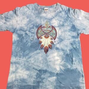 Anvil Southwestern Cactus Graphic T-shirt Metallic Gold Accents